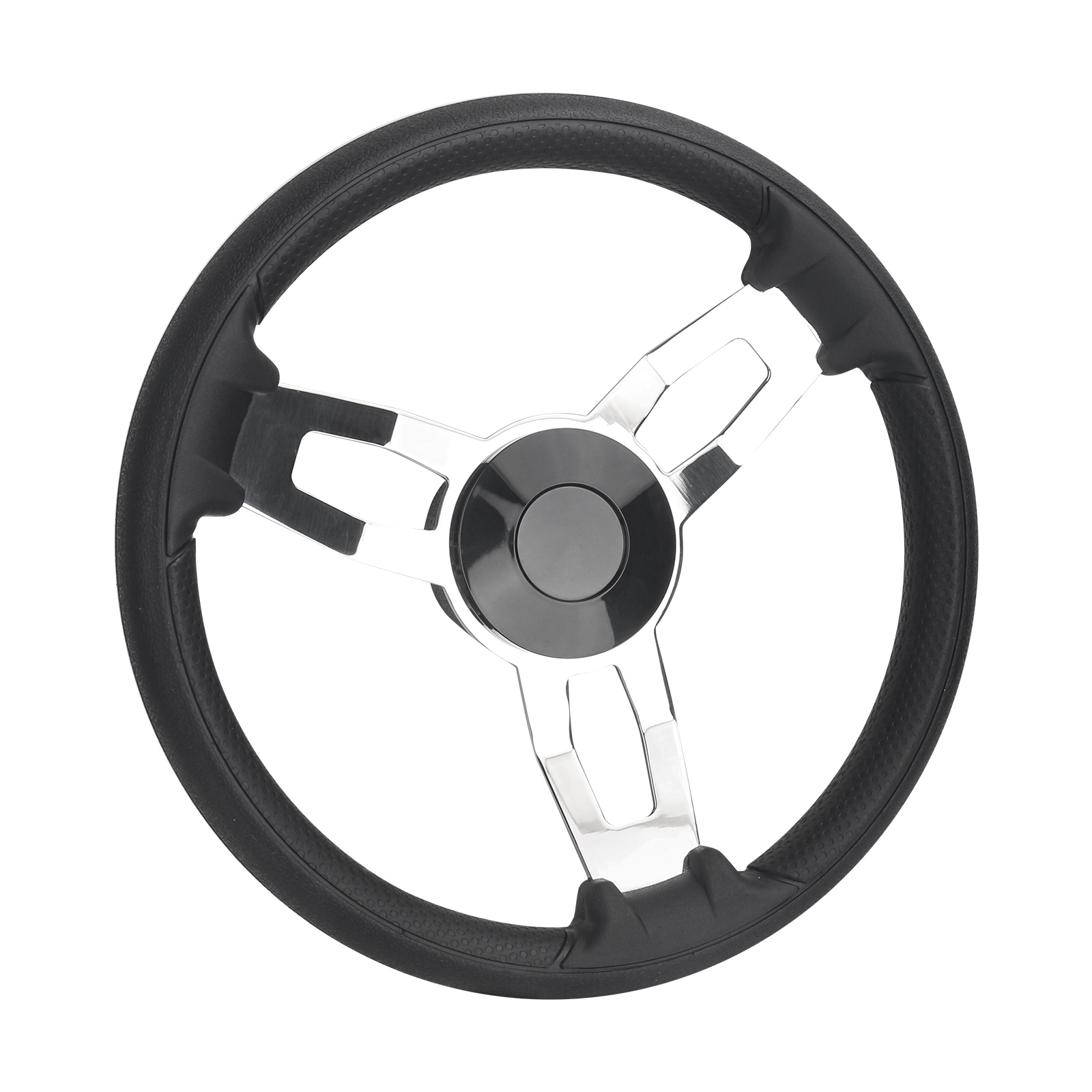 Fishing Boat Steering Wheel - ボートアクセサリー マリン 13インチ ステンレス鋼 3スポーク デストロイヤー