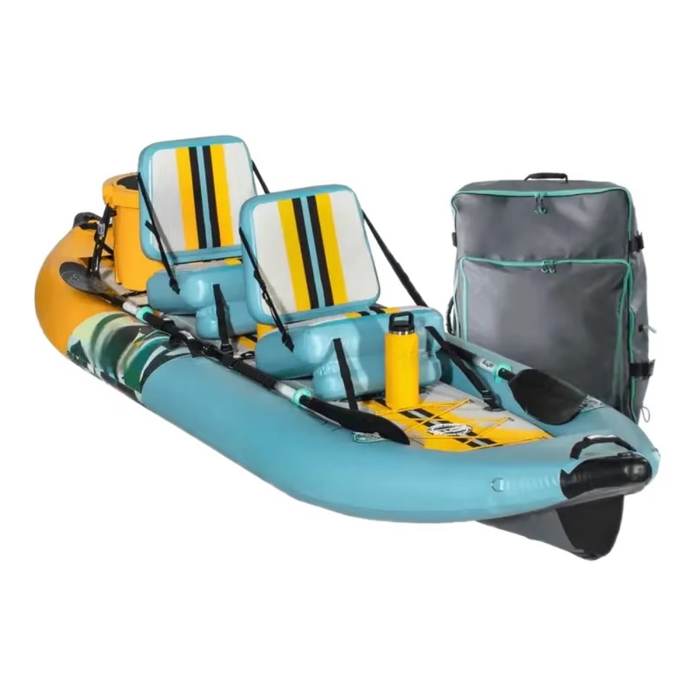 卸売ドロップステッチ式インフレータブルカヤック |   アウ - Fishing Boat Inflatable のレビューと価格