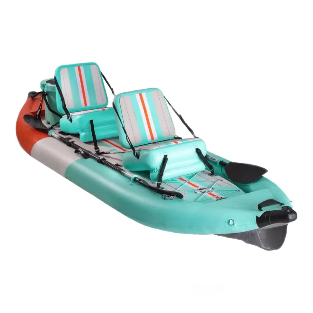 卸売ドロップステッチ式インフレータブルカヤック |   アウ - Fishing Boat Inflatable のレビューと価格